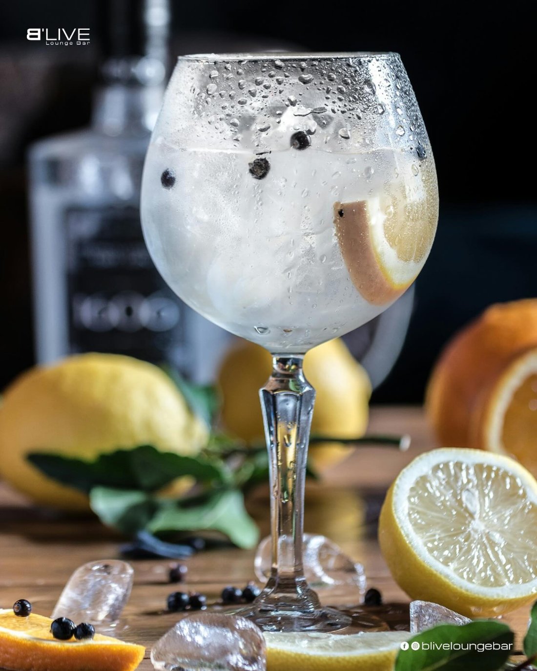 Gin tónico no B'Live